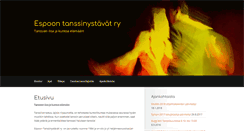 Desktop Screenshot of espoontanssinystavat.fi